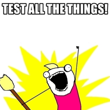 test all the security things